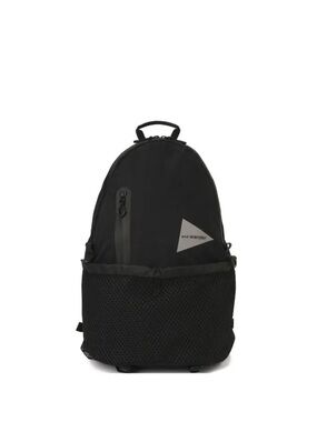 And Wander Black logo Backpack